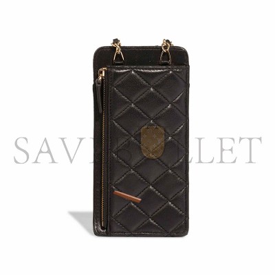 CHANEL TIMELESS CARD HOLDER CROSSBODY BAG LAMB BLACK (18*10*3cm) CHANEL TIMELESS CARD HOLDER CROSSBODY BAG LAMB BLACK (18*10*3cm)